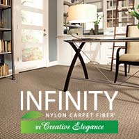 Stop by your local Floors To Go showroom today and explore all of the latest styles and colors of Infinity Nylon Carpet Fiber® by Creative Elegance today!